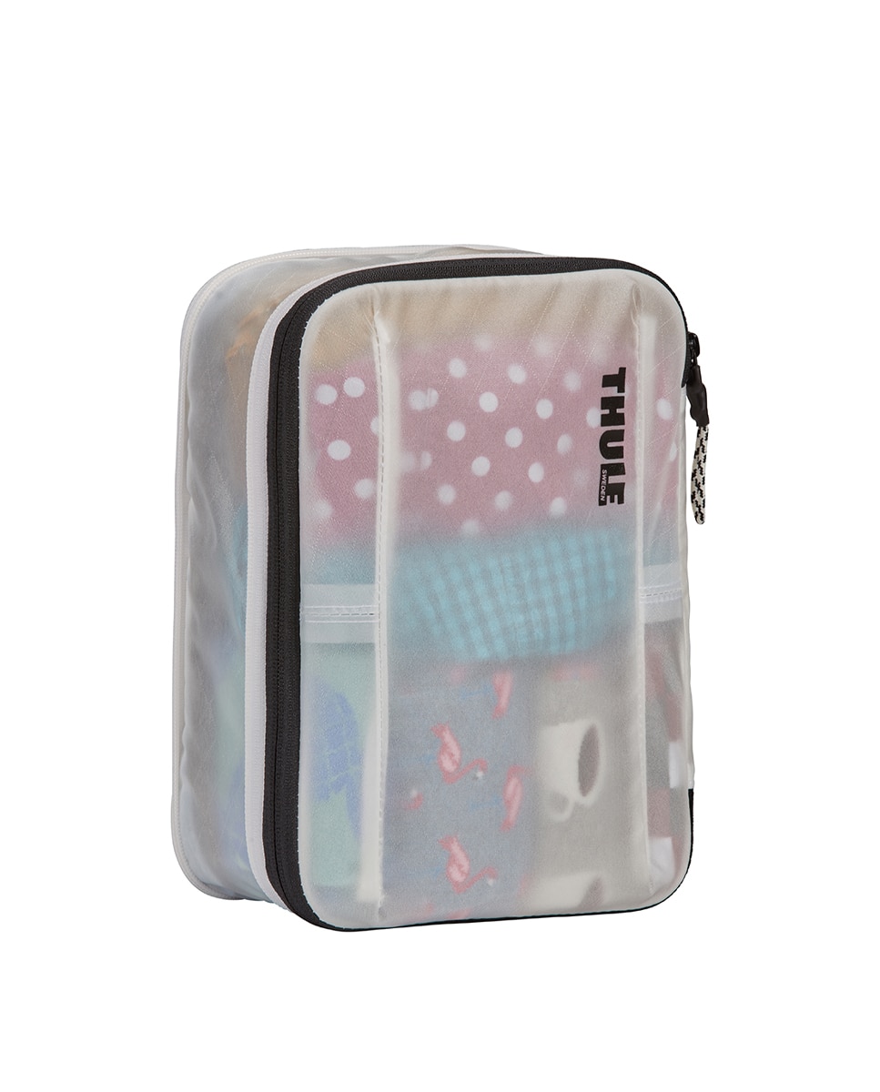 Bolsa para Roupa com Compressão Pequena em nylon - Branca Branco-6