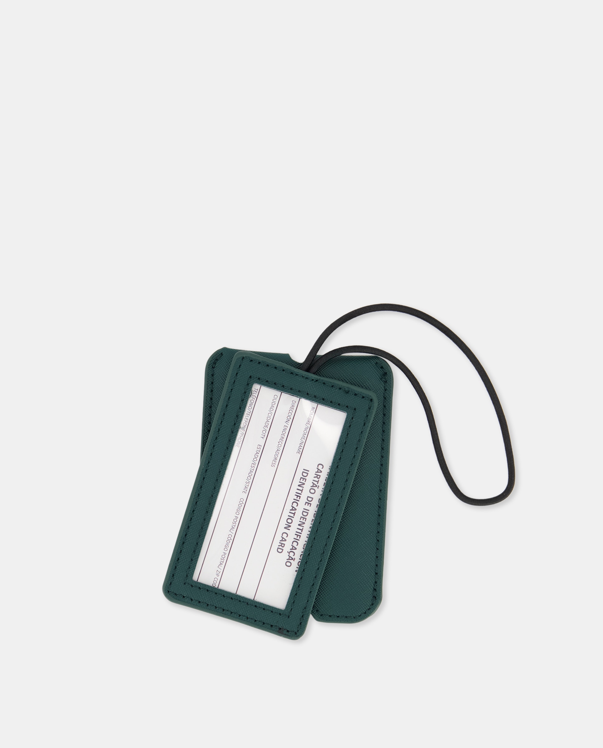 Porta-Cartões Identificador de Bagagem Verde-2