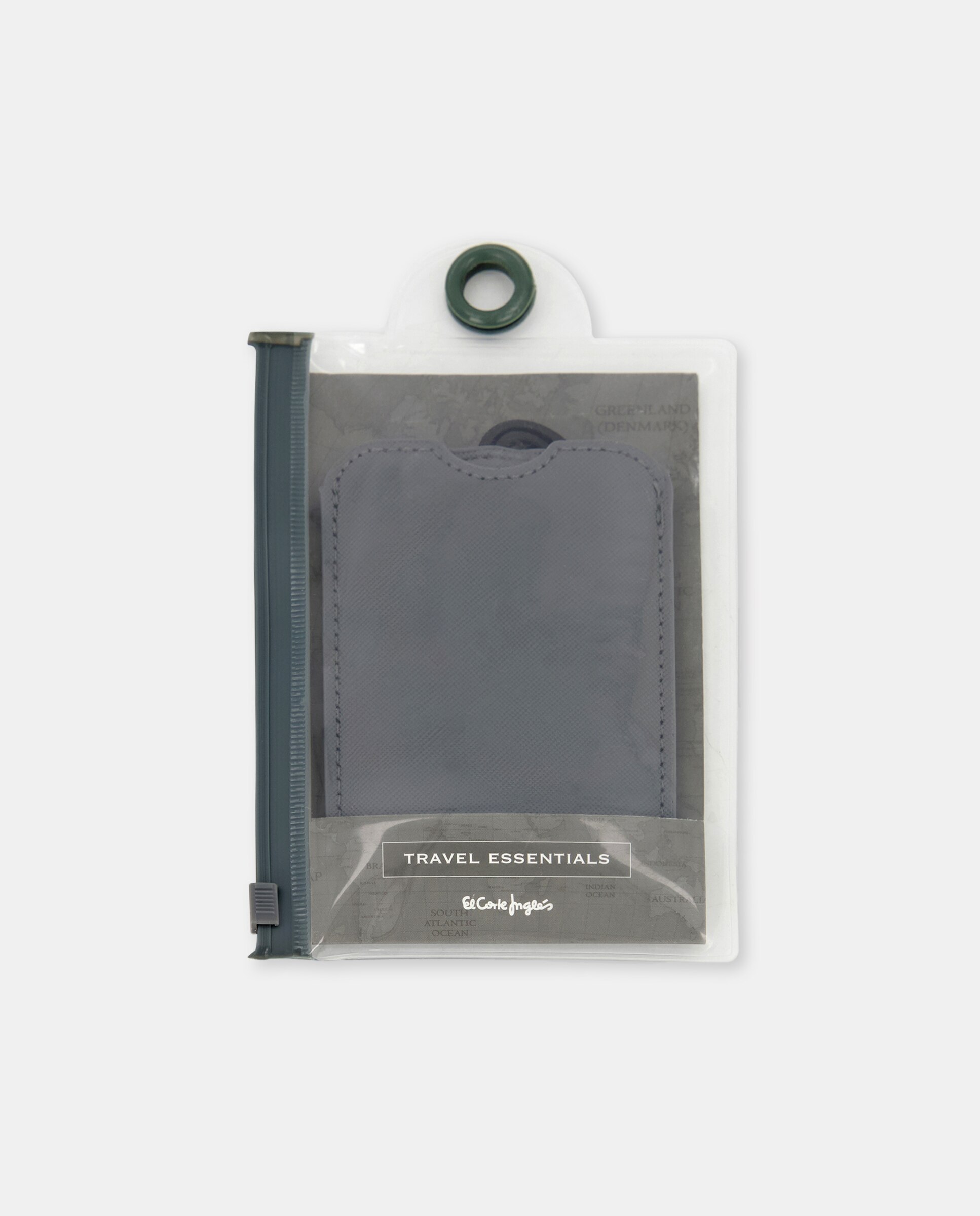 Porta-Cartões Identificador de Bagagem Cinzento-3