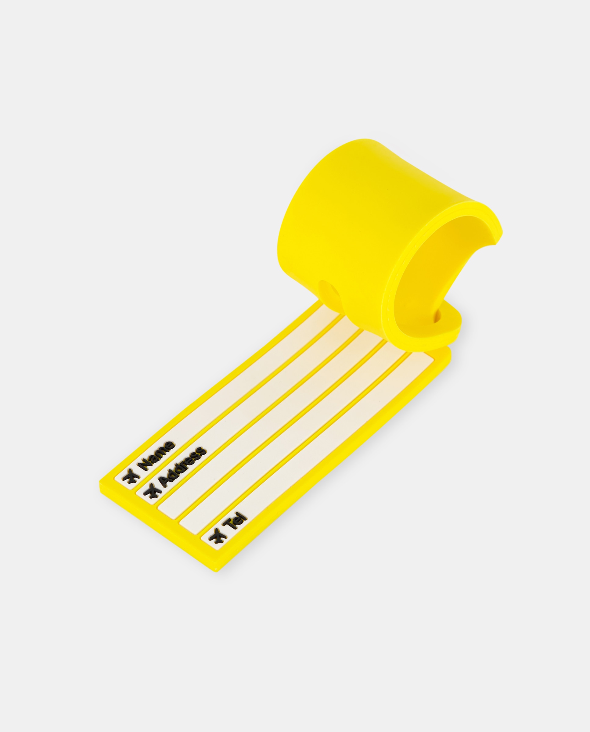 Porta-Cartões Identificador de Bagagem Amarelo-2