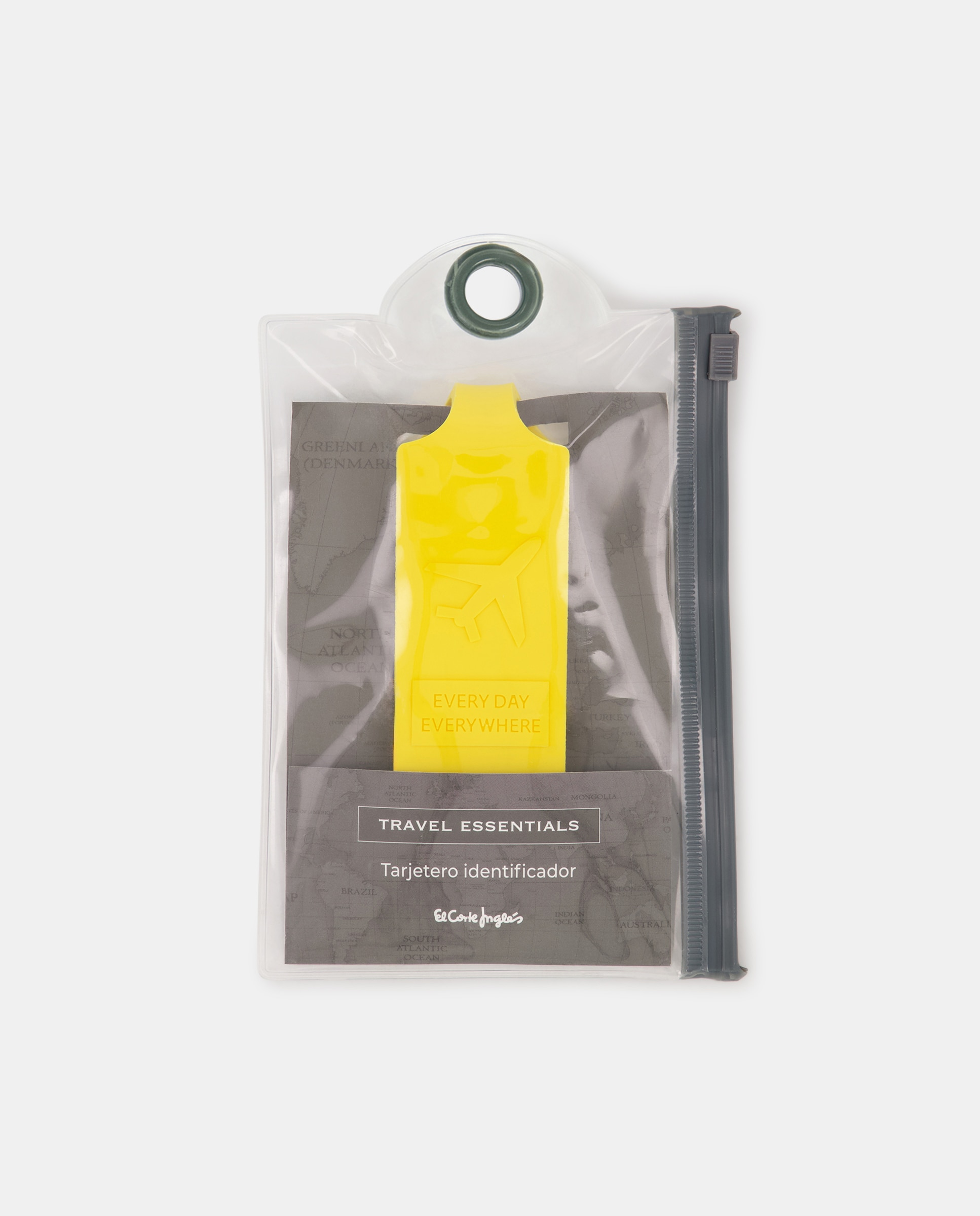 Porta-Cartões Identificador de Bagagem Amarelo-3