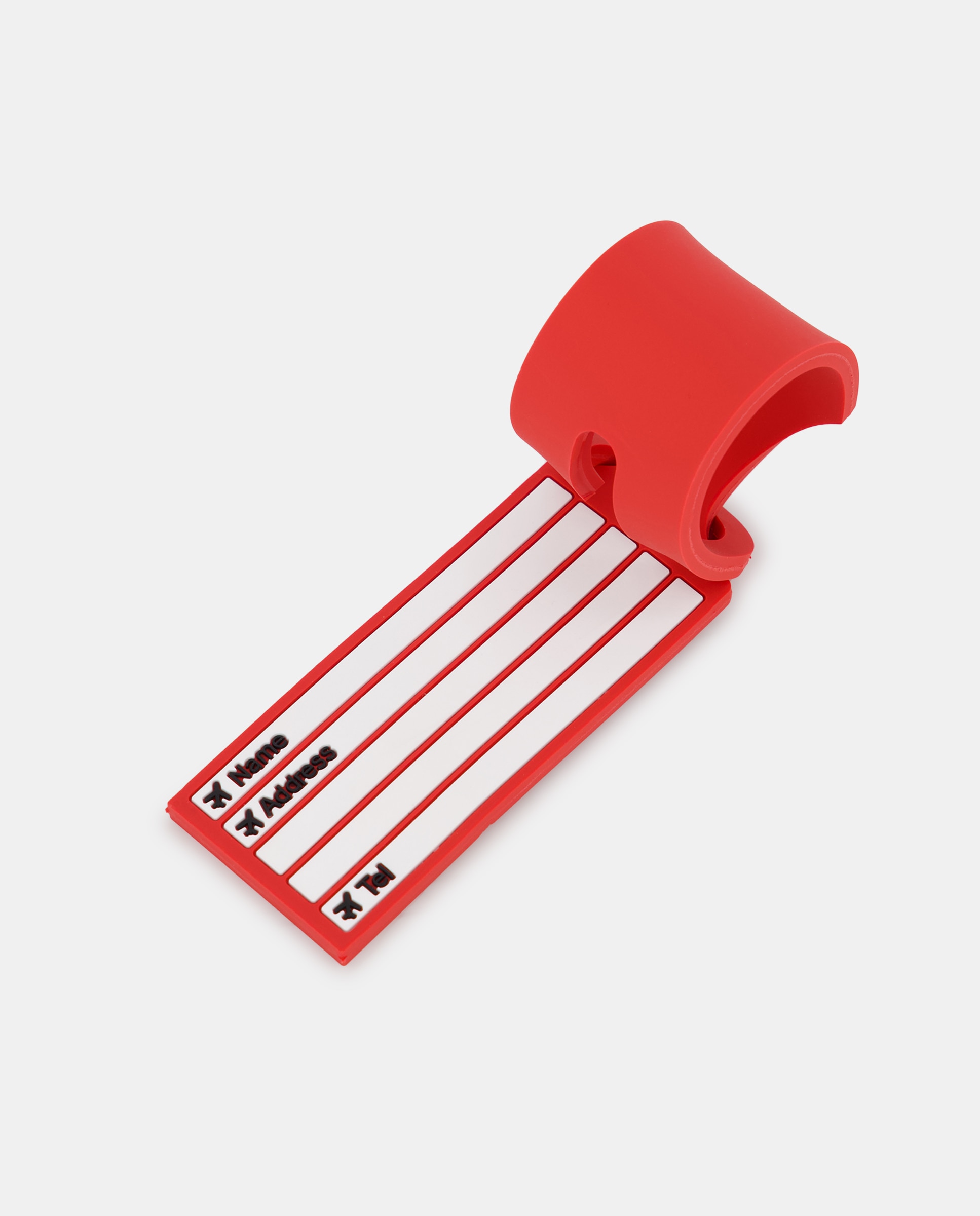 Porta-Cartões Identificador de Bagagem Vermelho-2