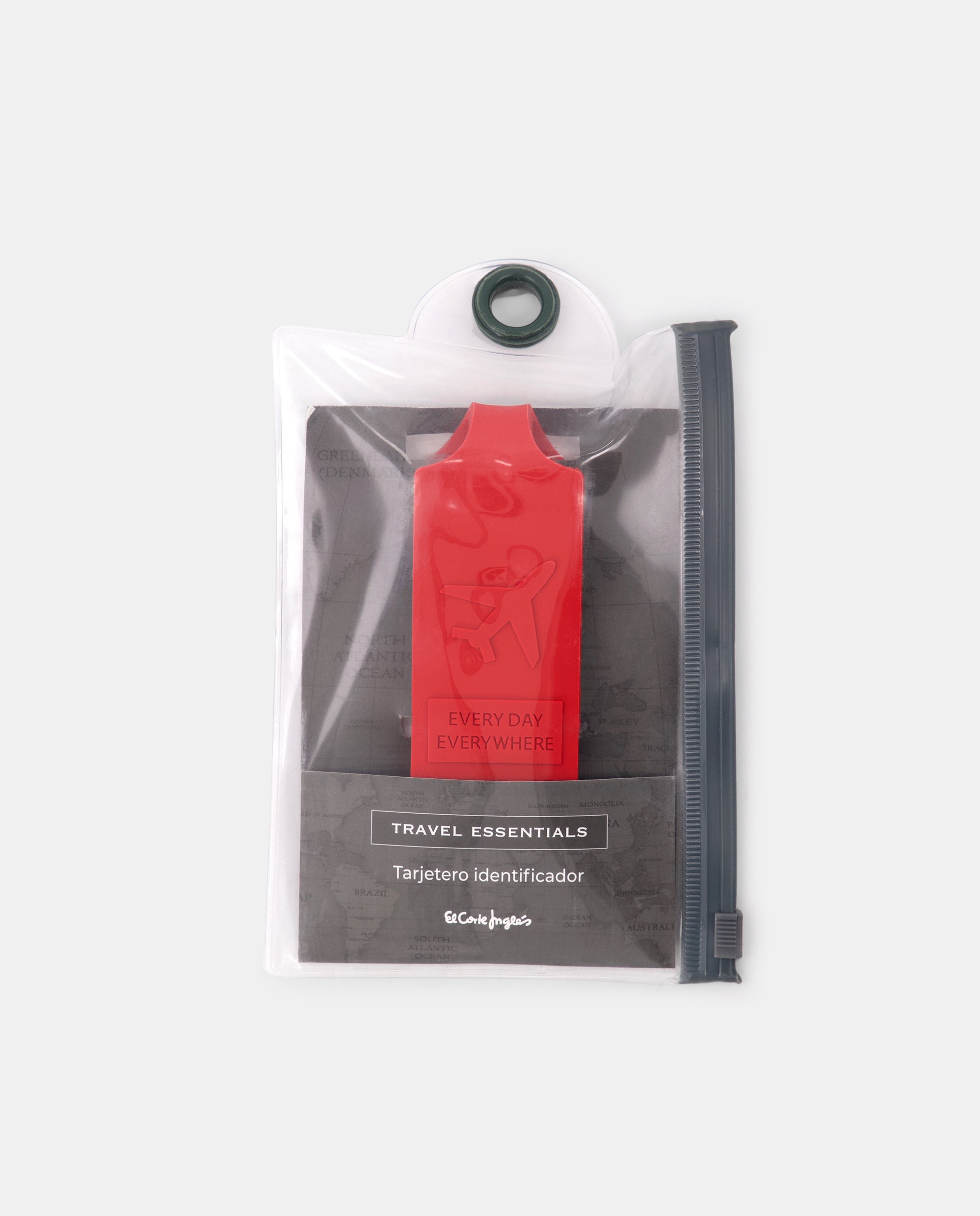 Porta-Cartões Identificador de Bagagem Vermelho-3