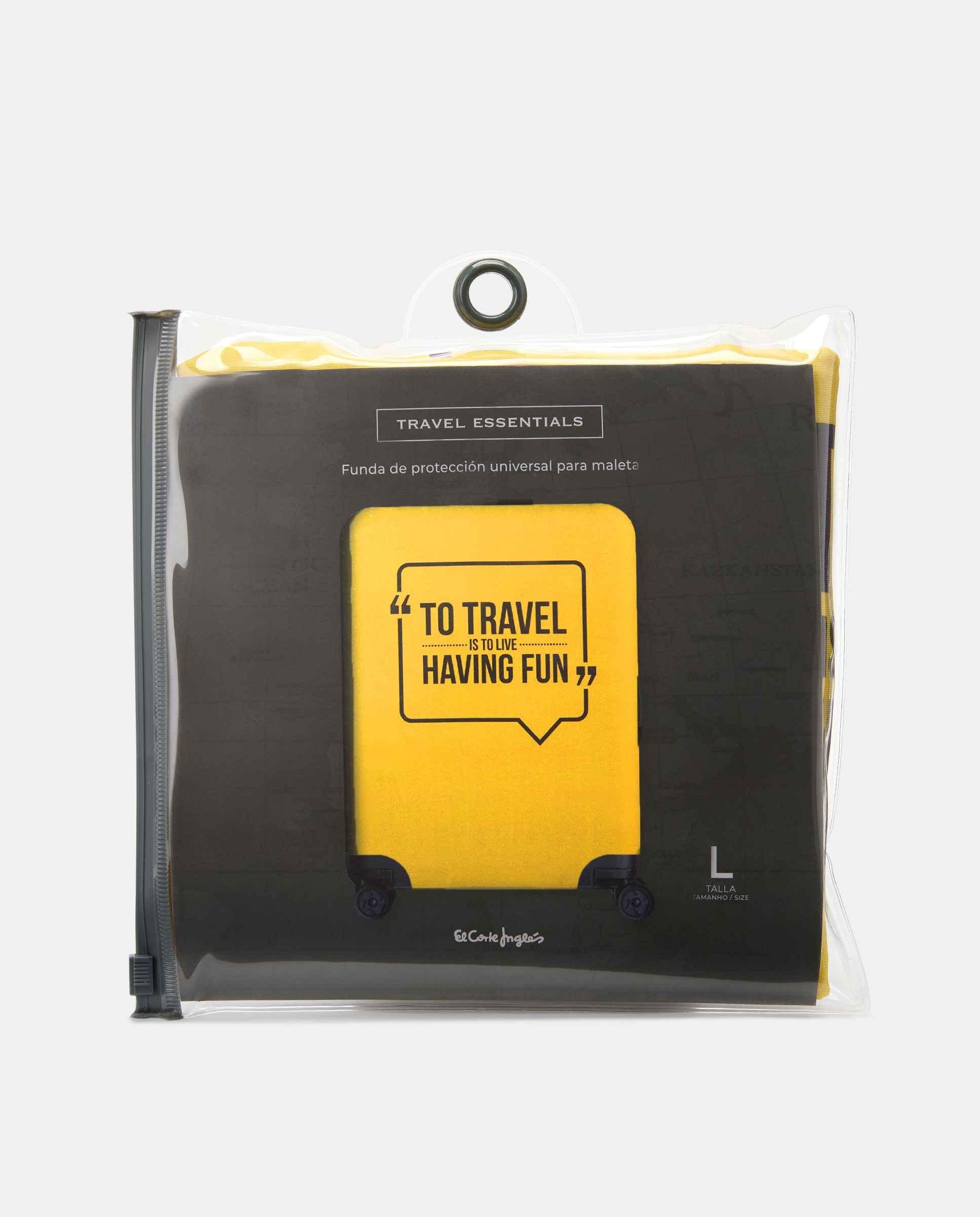 Capa de Malas Grande Amarelo-5