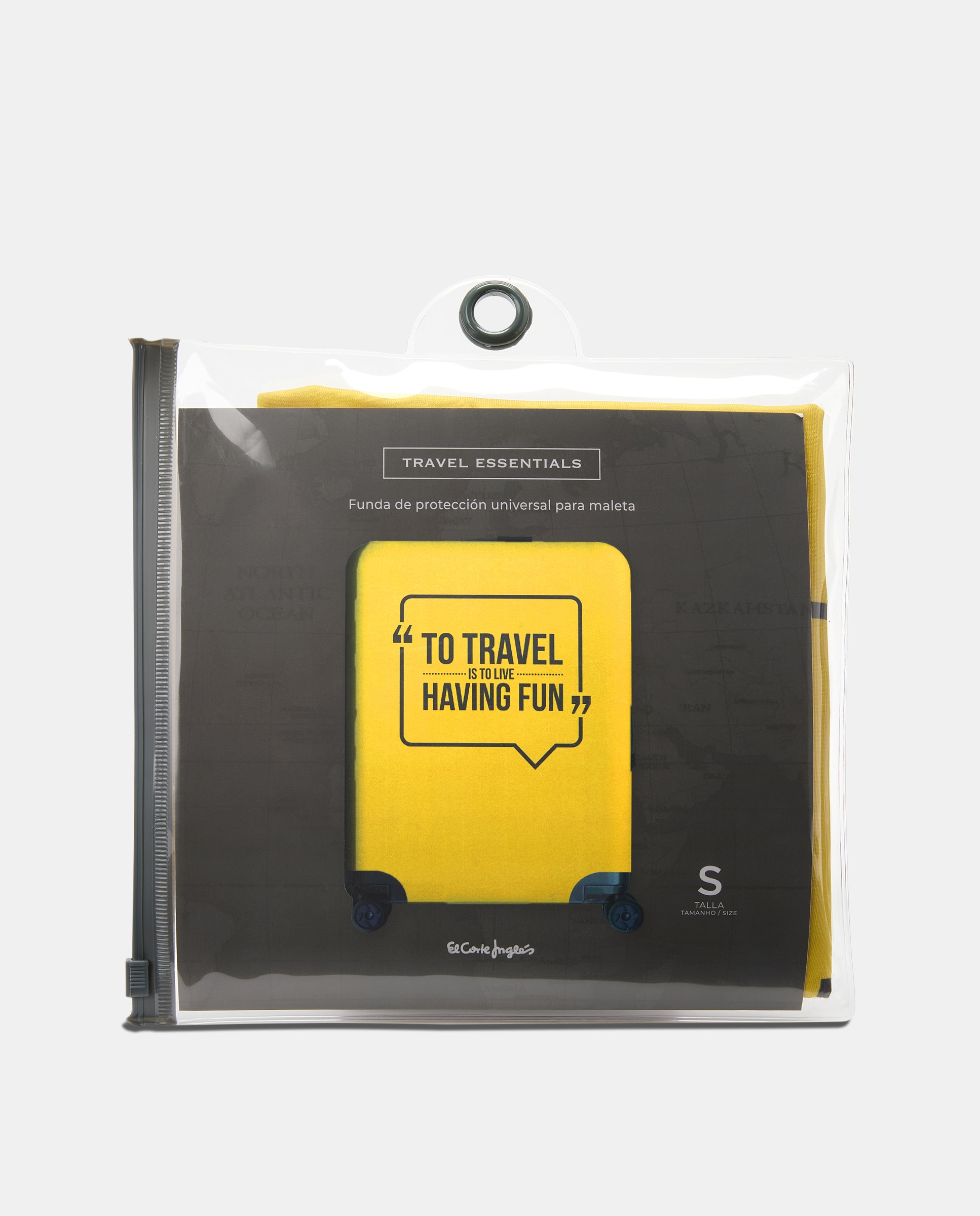 Capa de Malas de Cabine Amarelo-5