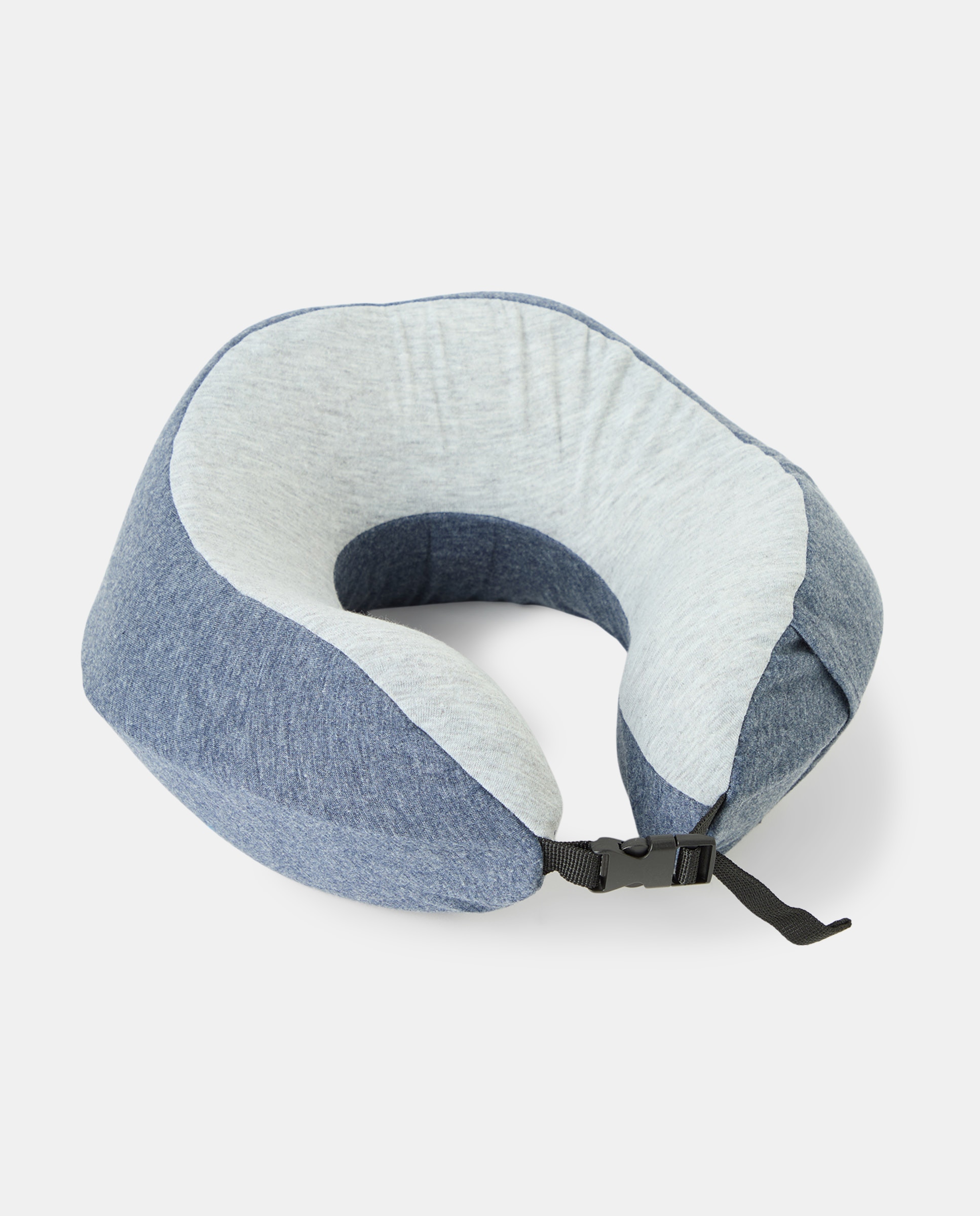 Almofada de Viagem com Memória - 26 cm/0,3 kg Azul-2