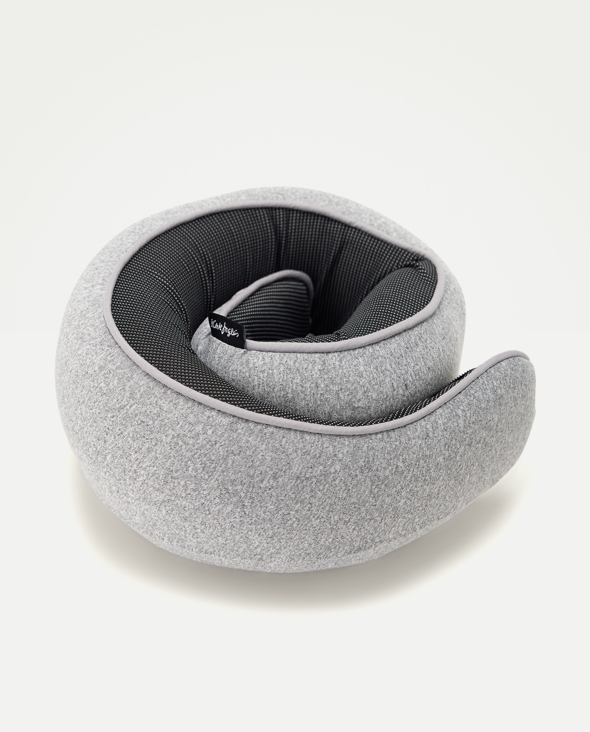 Almofada de Viagem com Memória/Capa Cinzento-2