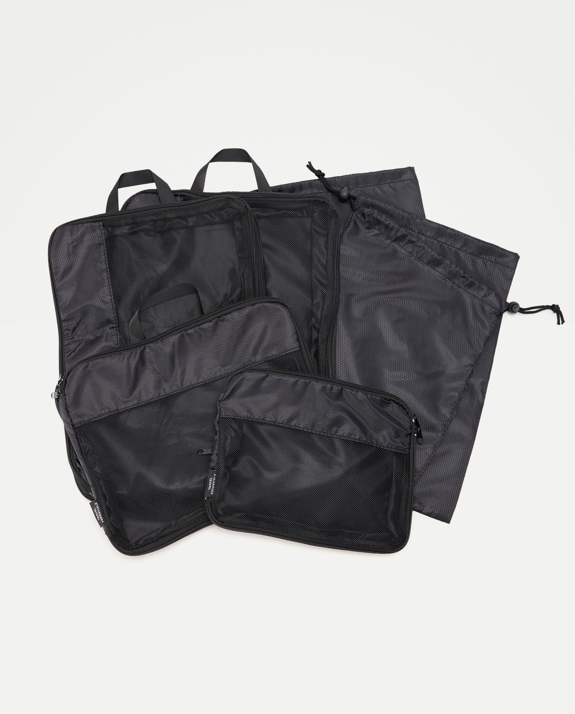 Conjunto de Organizadores de Viagem Preto-3