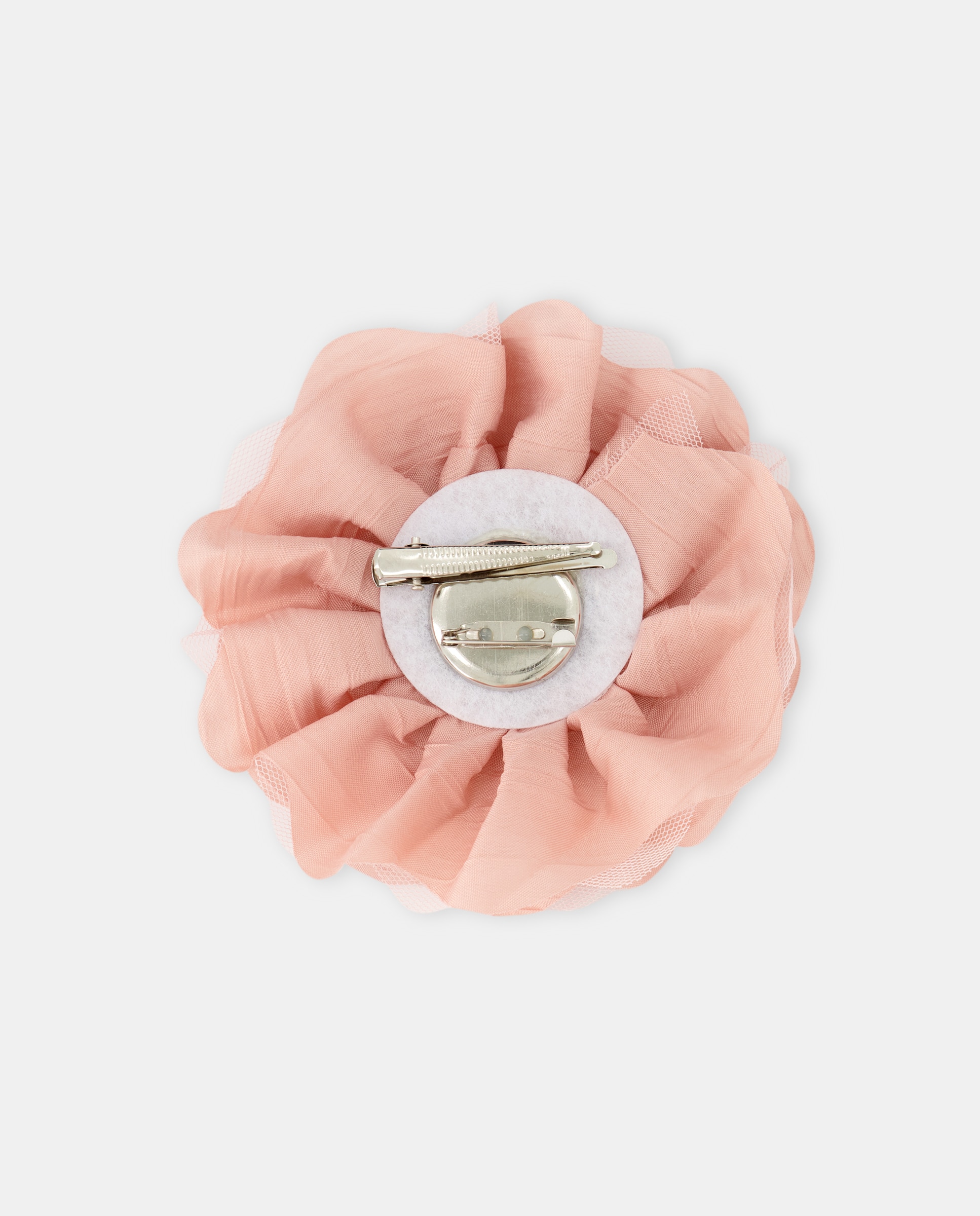 Mola de Bico de Pato com Flor Redonda - Rosa Rosa-2