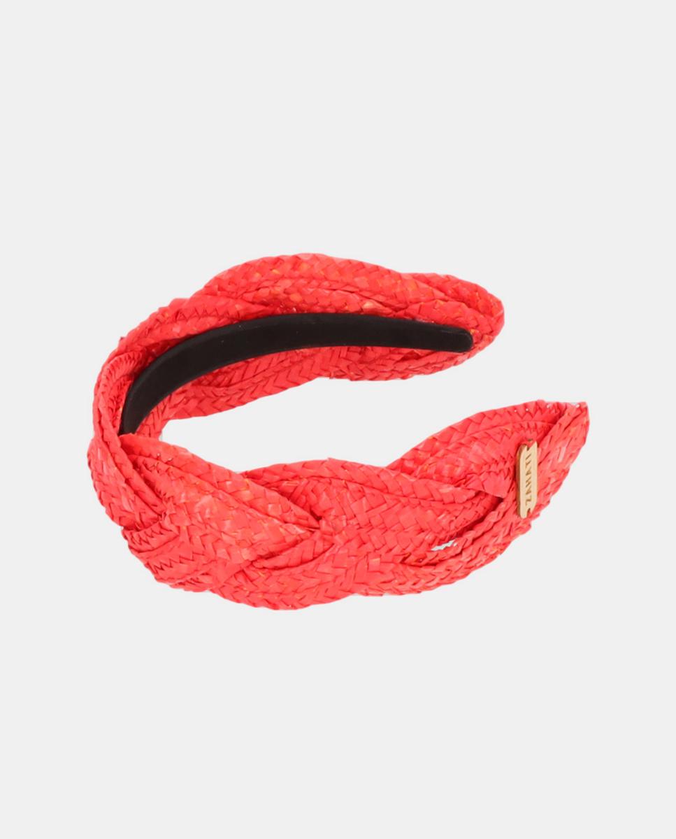 Imagen 2 de Diadema trenzada roja - Zahati - Rojo Rojo
