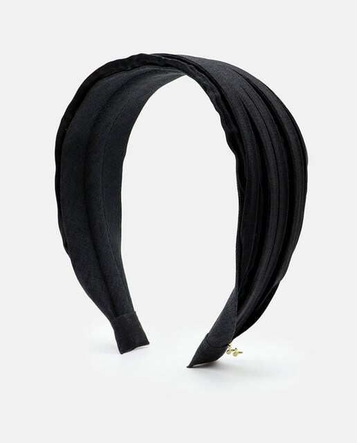 Imagem 0 de PR Bandolete Plissada - Preto