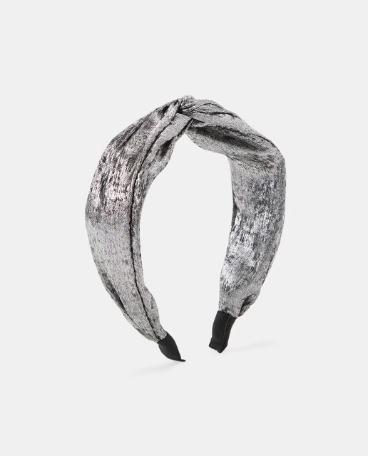 Imagen 0 de Diadema cruzada metalizada