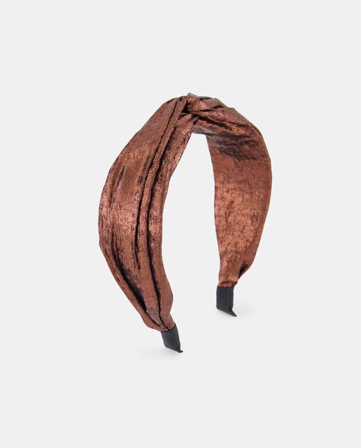 Imagen 0 de Diadema cruzada metalizada