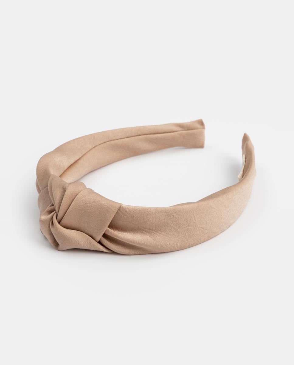 Imagem 0 de Bandolete com Nó em Tecido de Cetim e Textura Ligeira