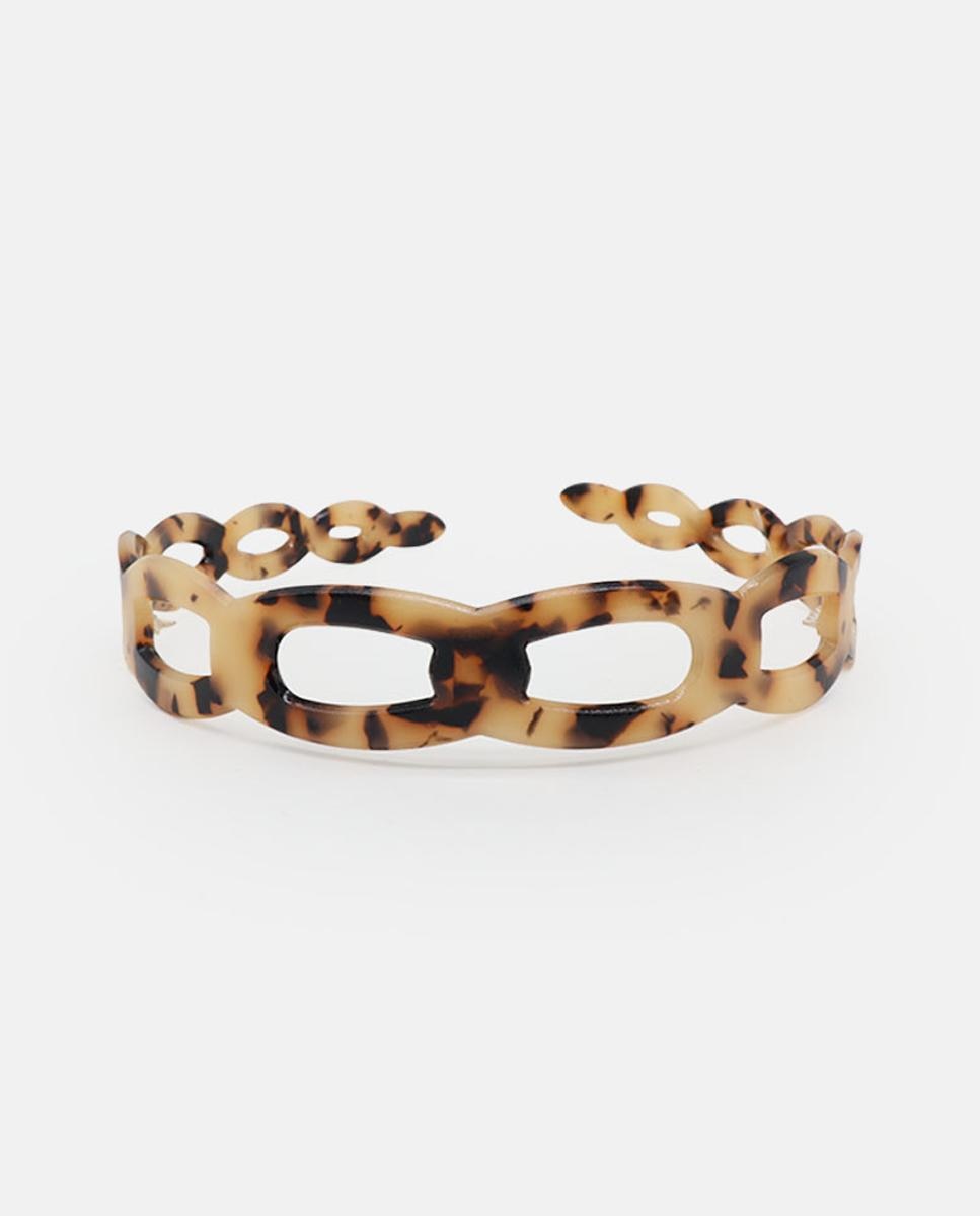 Imagen 2 de Diadema carey chain - Pressume - Beige Beige