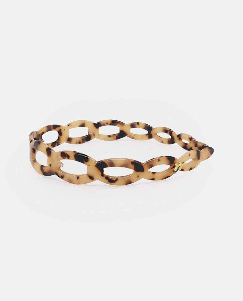Imagen 4 de Diadema carey chain - Pressume - Beige Beige