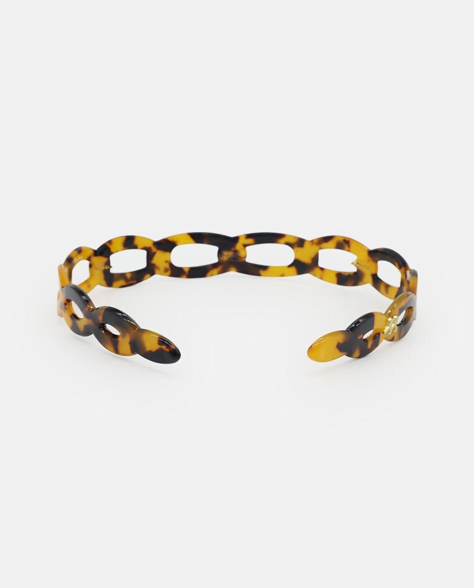 Bandolete Carey Chain Castanho-3