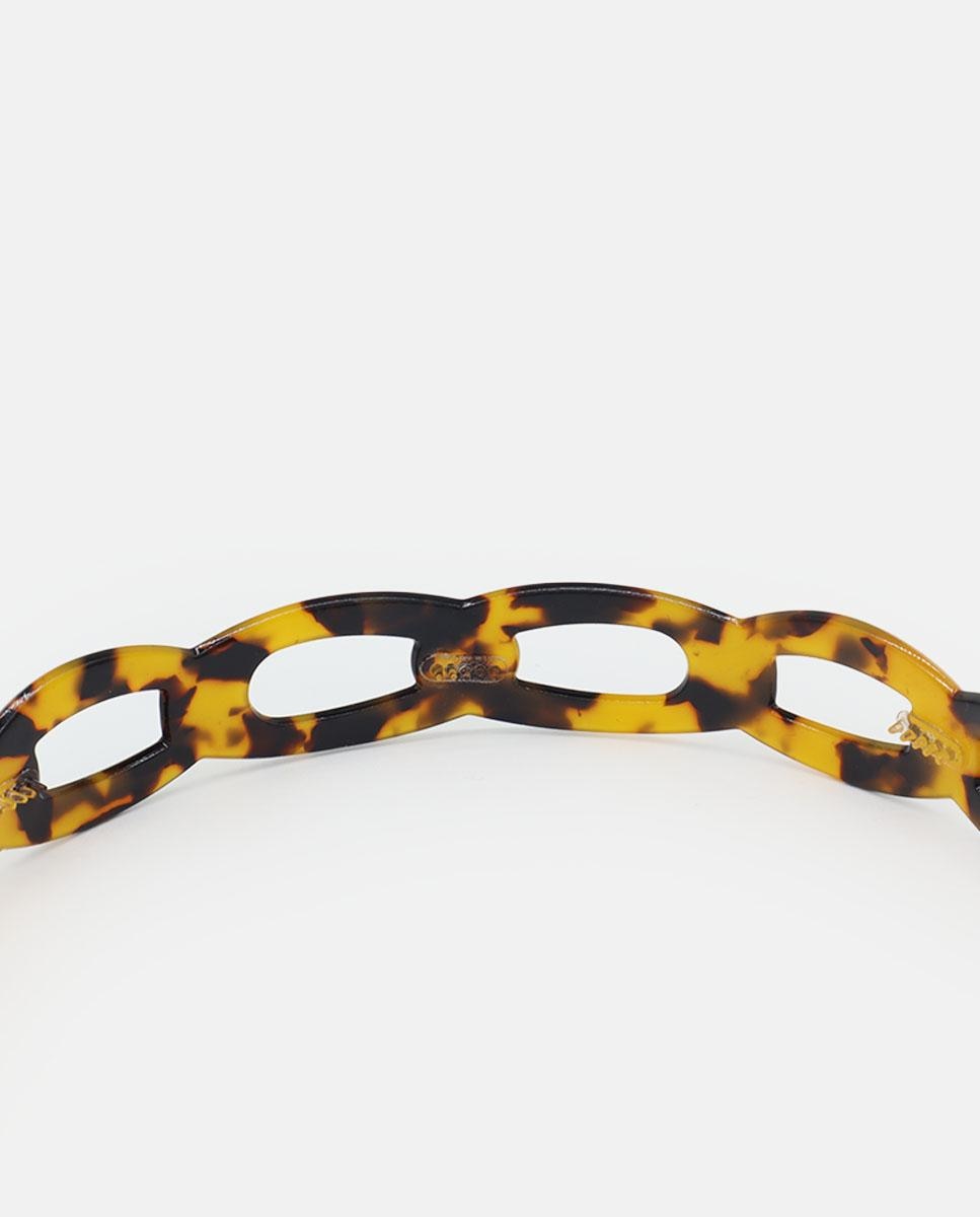 Bandolete Carey Chain Castanho-4