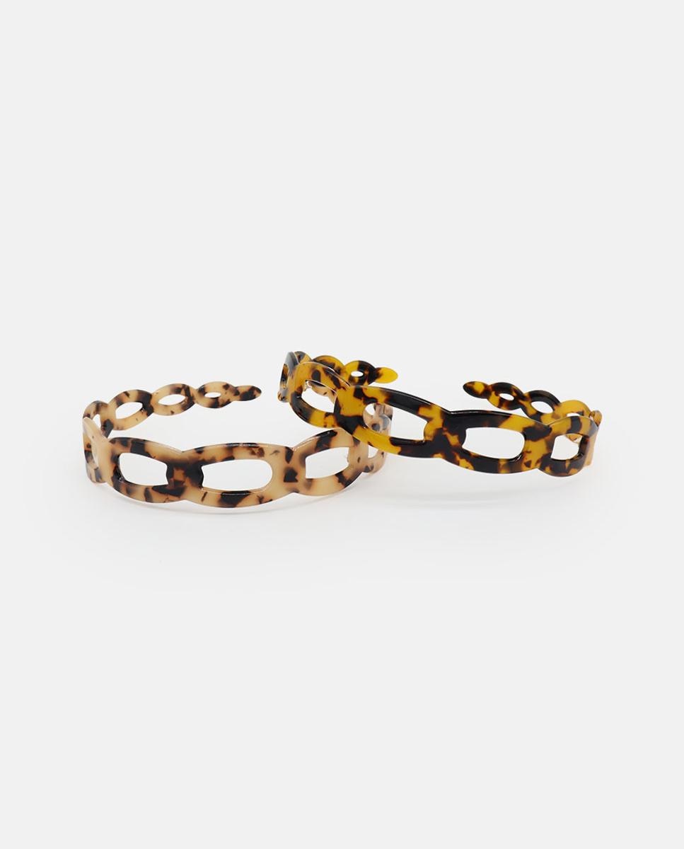 Bandolete Carey Chain Castanho-5