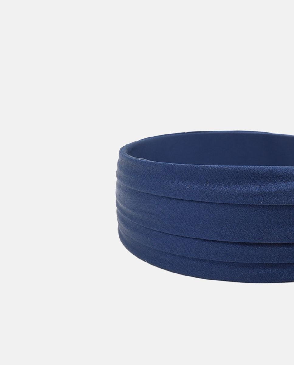 Bandolete Plissada Azul-3