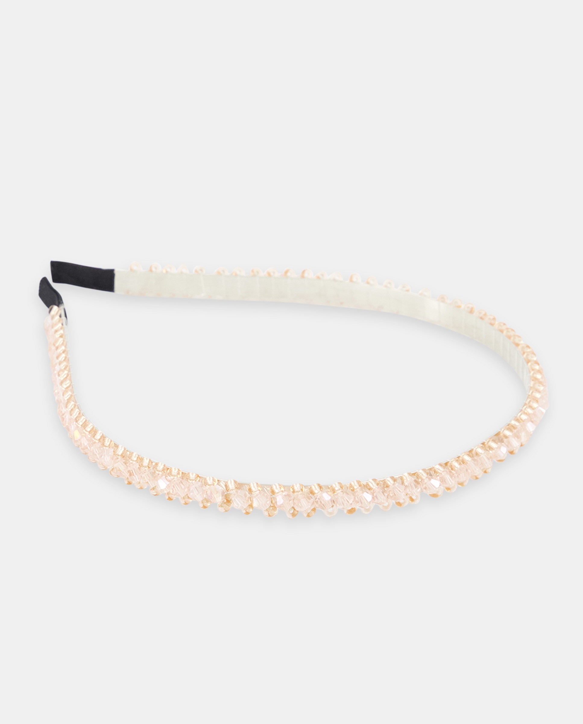 Bandolete Fina com Strass - Rosa Rosa-1