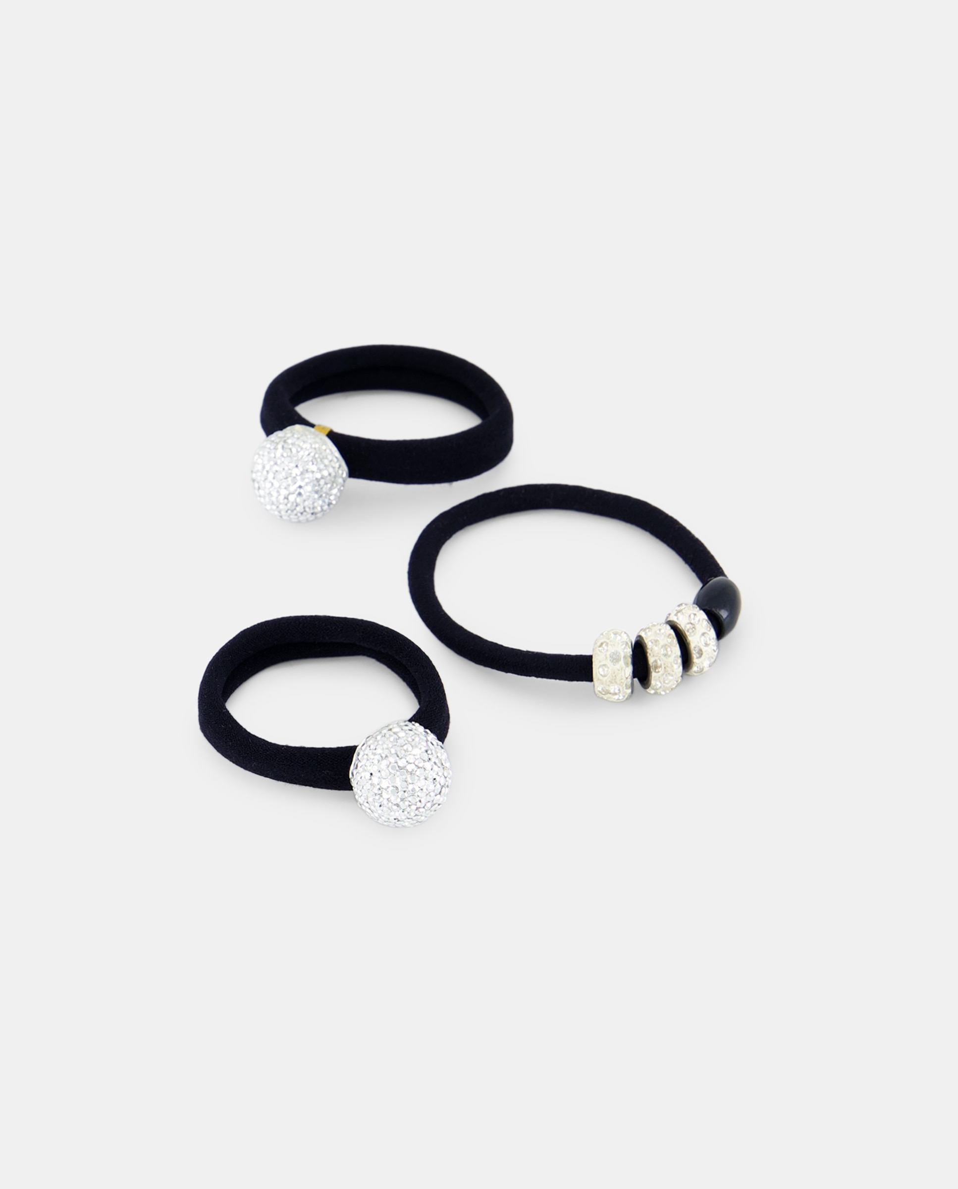 Pack de Elásticos Cubos de Strass Multicolor-1