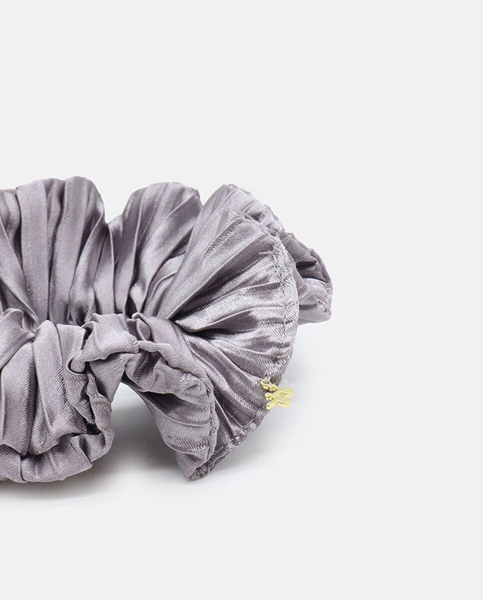 PR Elástico Plissado - Prateado Prata-2