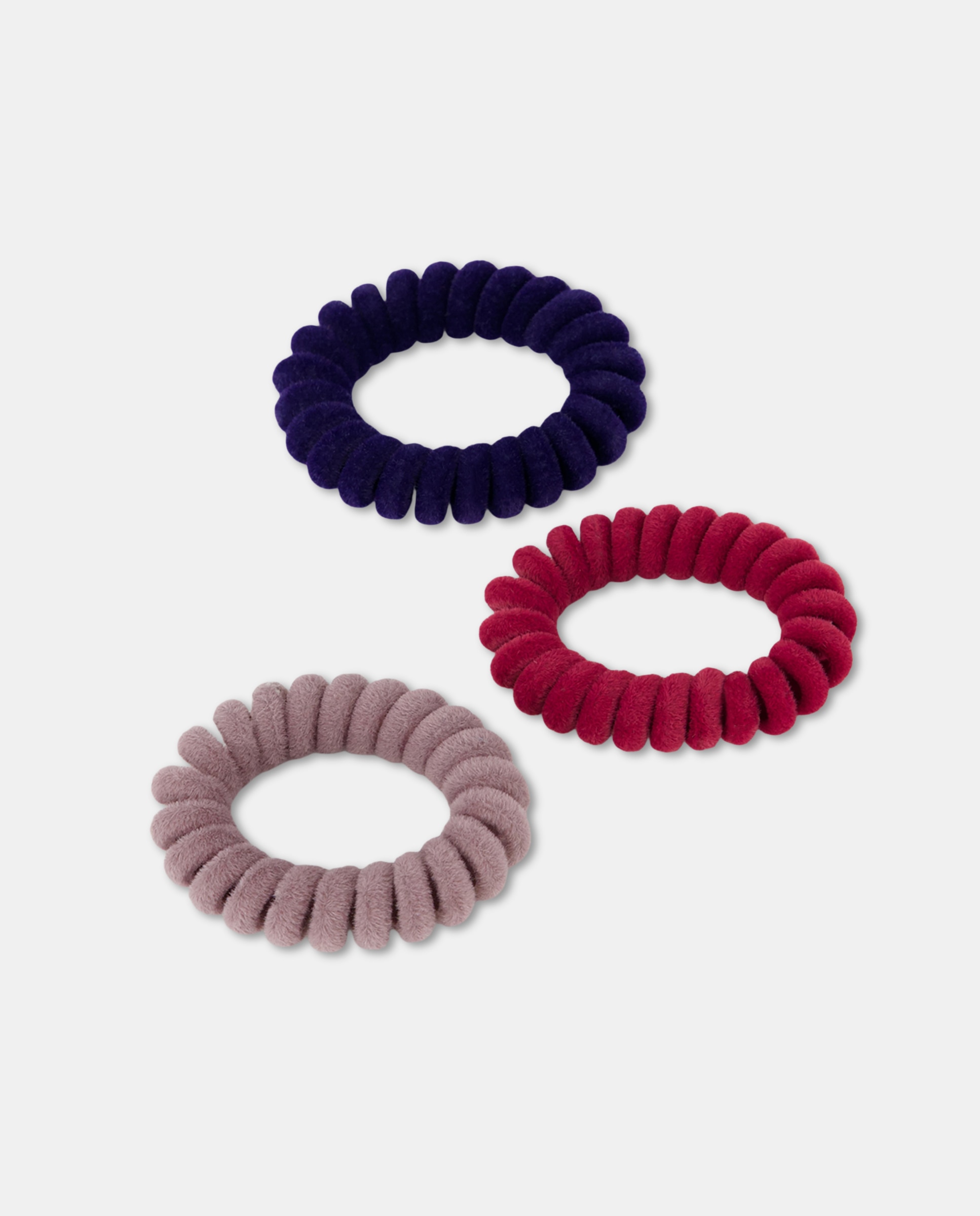 Pack de Elástico com Mola de Veludo Multicolor-1