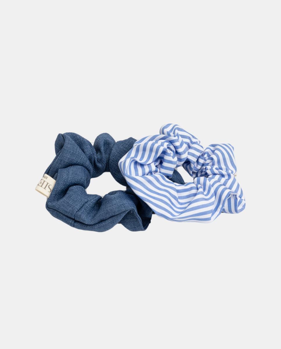 Imagem 0 de Pack de Elásticos Scrunchie Liso+Riscas