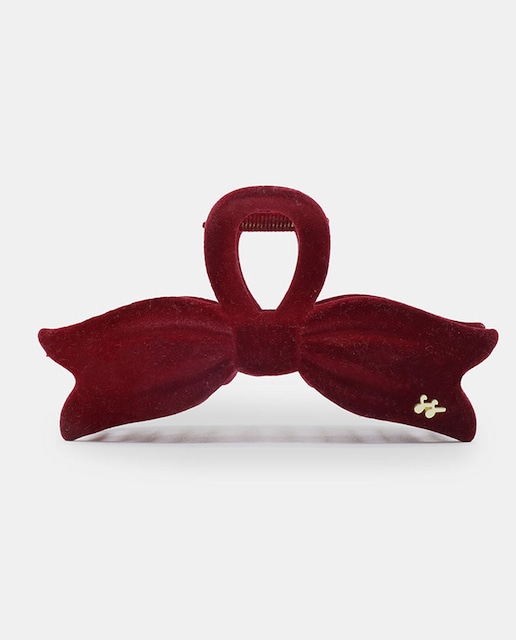Imagem 0 de Pr Mola de Veludo com Laço - Bordeaux