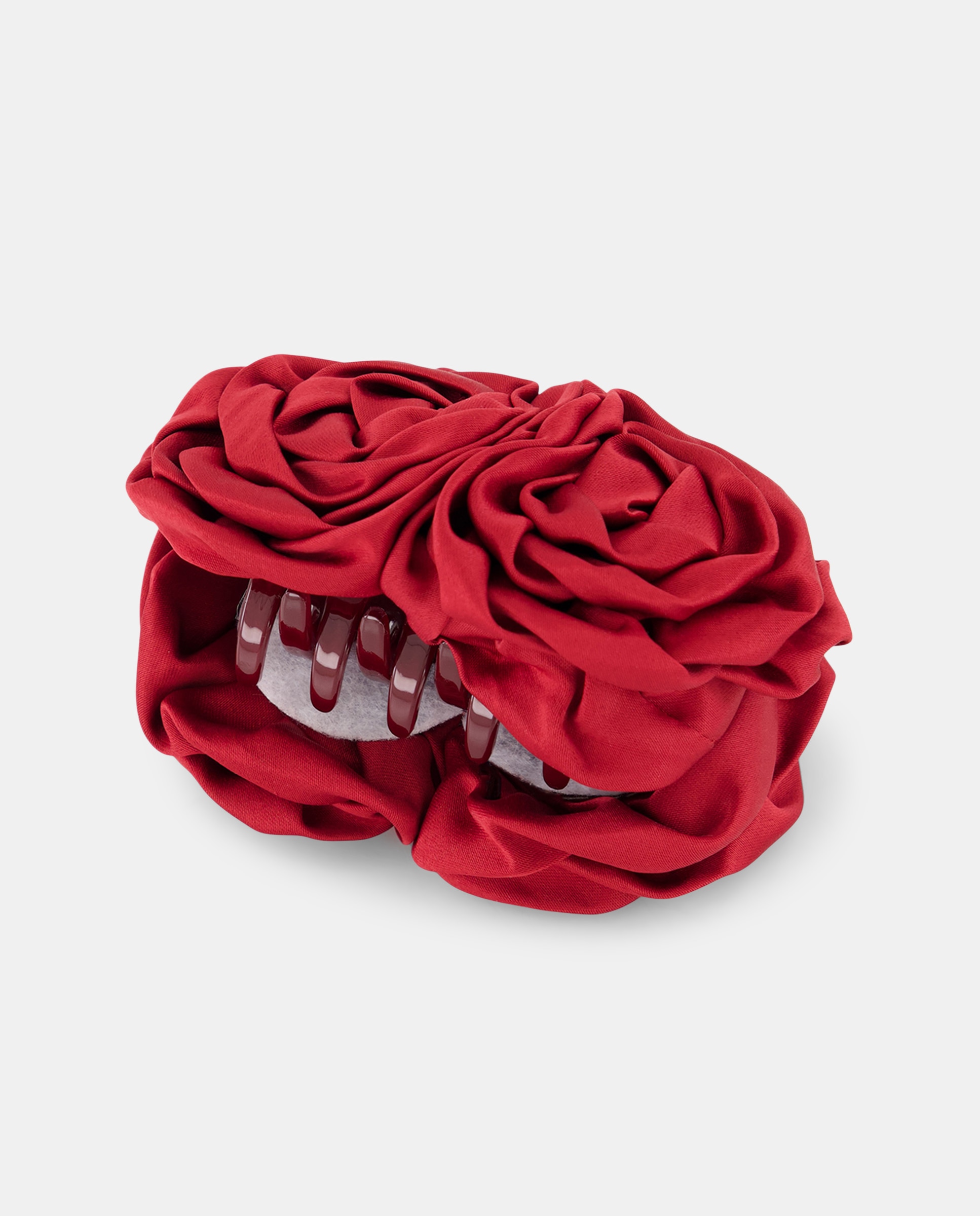 Mola com Flores de Cetim Bordeaux-1