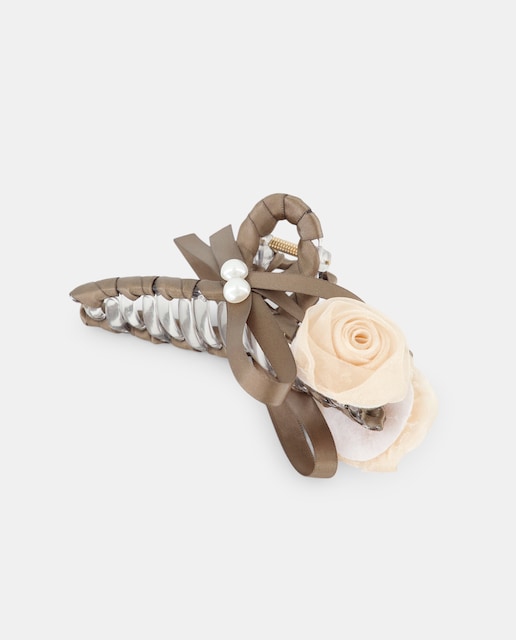 Imagem 0 de Mola com Flor de Chiffon