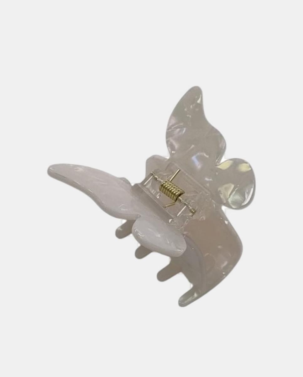 Mola com Borboleta em Madrepérola Branco-2