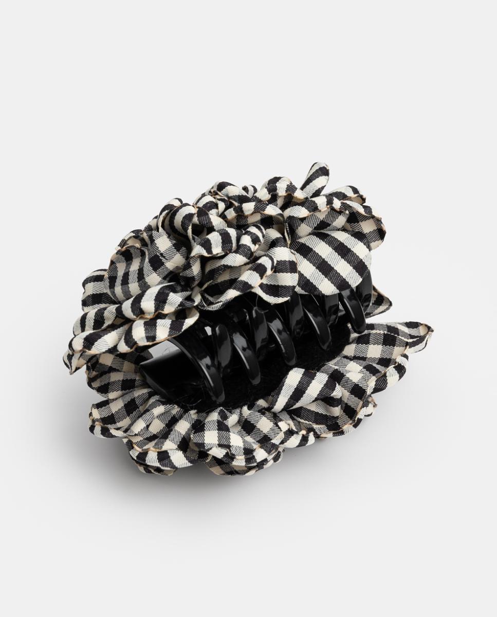 Mola com Flores Vichy Duplas Preto-2