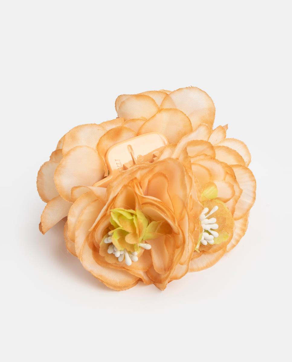Imagem 0 de Mola com Flores Tecidas em Degradê com Pistilos