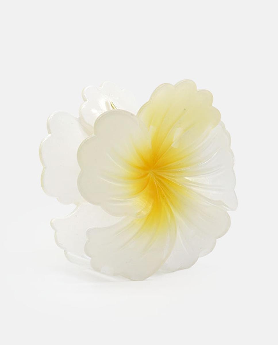 Mola Flor Havaiana - Branco Branco-2