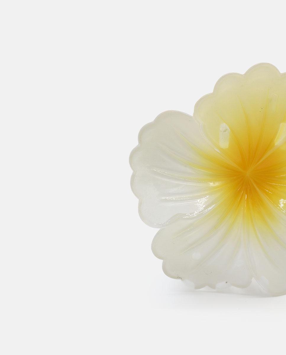 Mola Flor Havaiana - Branco Branco-3