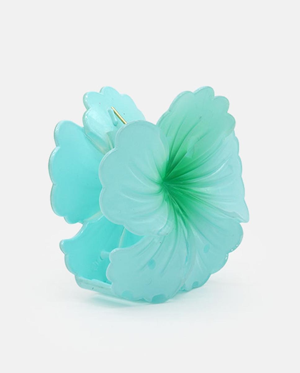 Mola Flor Havaiana - Azul Turquesa Turquesa-3