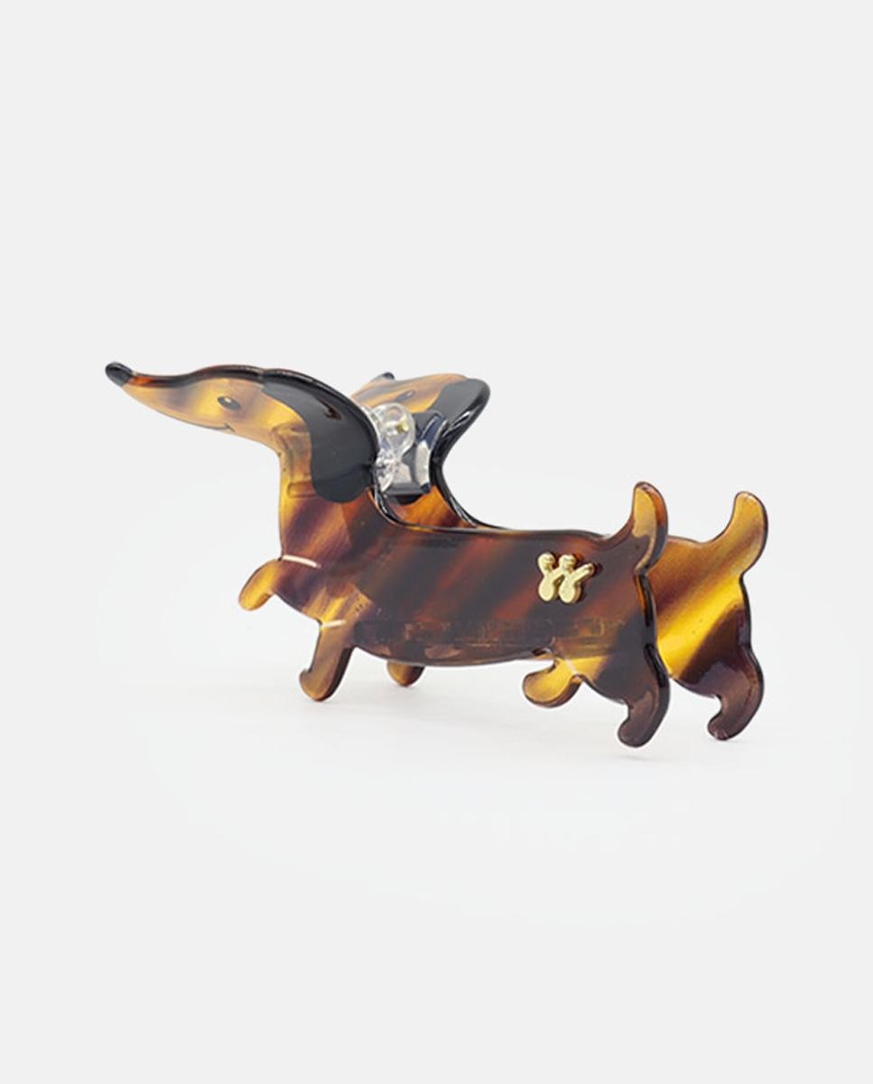 Mola com Cão Teckel Castanho-2