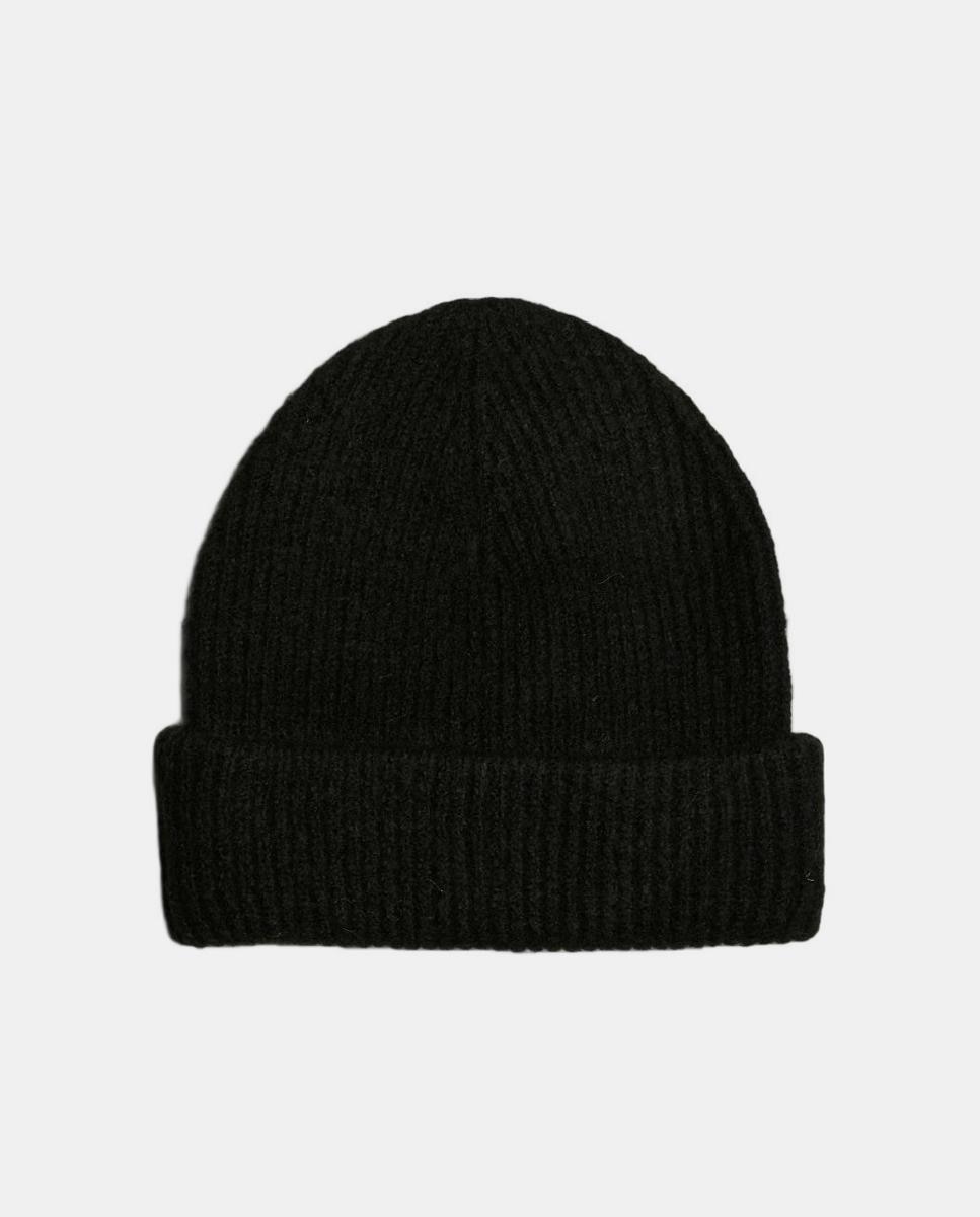 Gorro de Malha - Nude Preto-1