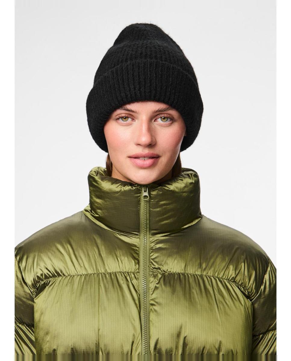 Gorro de Malha - Nude Preto-3