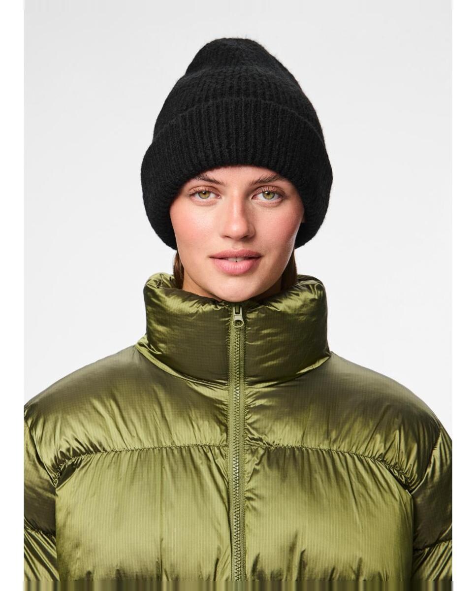 Gorro de Malha - Nude Preto-3