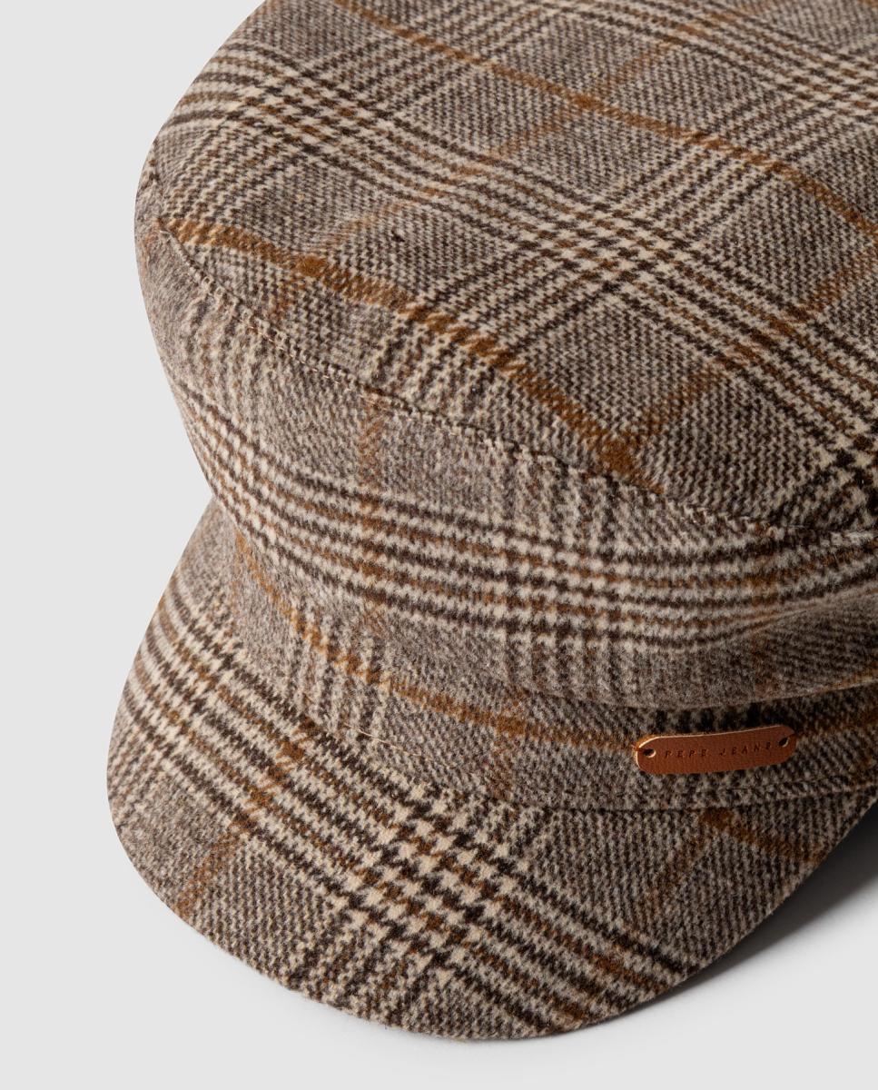 Gorro Tipo Boina Castanho-4