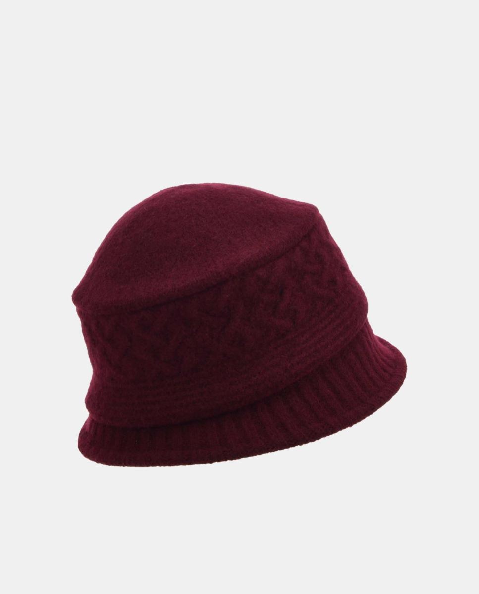 Imagen 1 de Sombrero Cloche adorno punto - Seeberger - Burdeos Burdeos