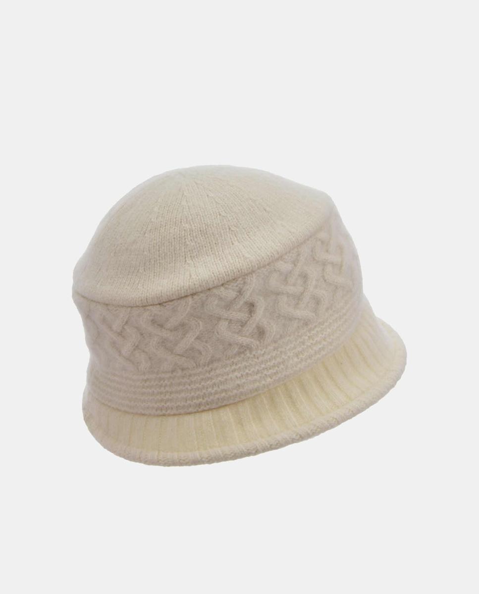 Imagen 1 de Sombrero Cloche adorno punto - Seeberger - Blanco Blanco