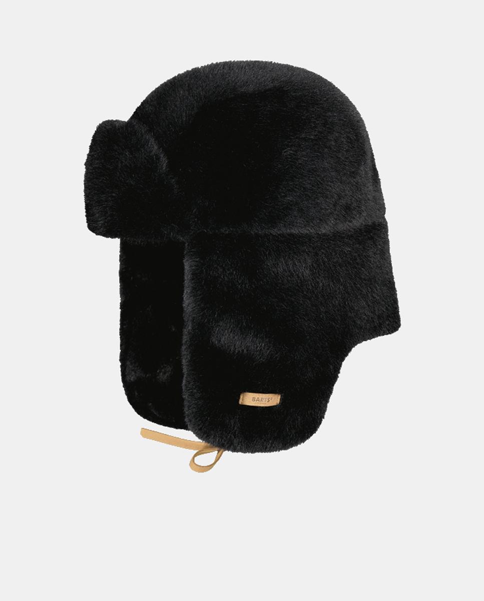 Gorro bomber de pelo sintético para mujer - Barts - Negro Negro-1