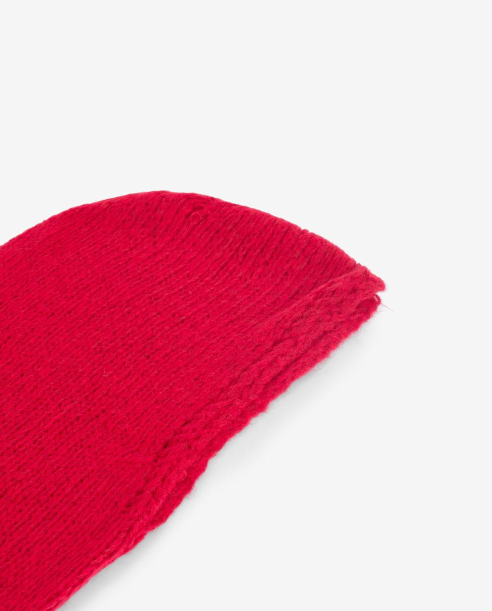 Balaclava de Malha Suave Vermelho-2