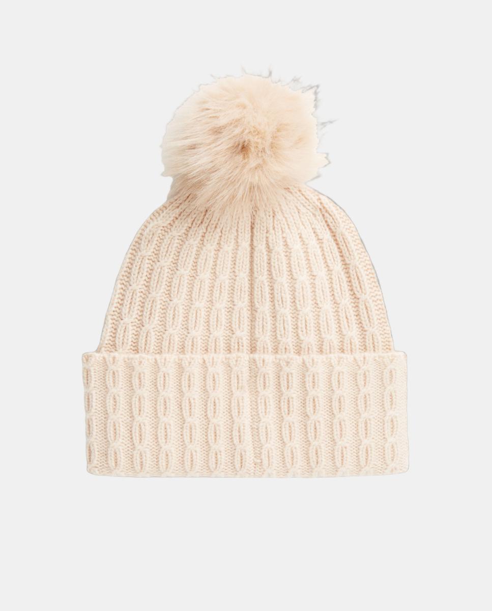 Gorro com Pompom - Rosa Rosa-2