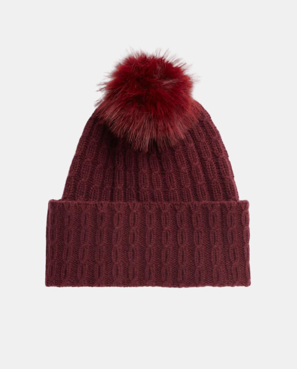 Gorro com Pompom - Bordeaux Grená-2