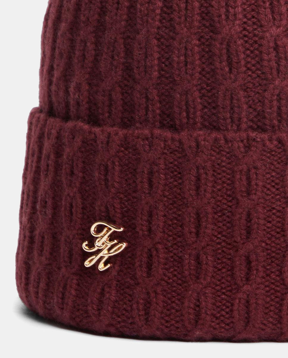 Gorro com Pompom - Bordeaux Grená-3